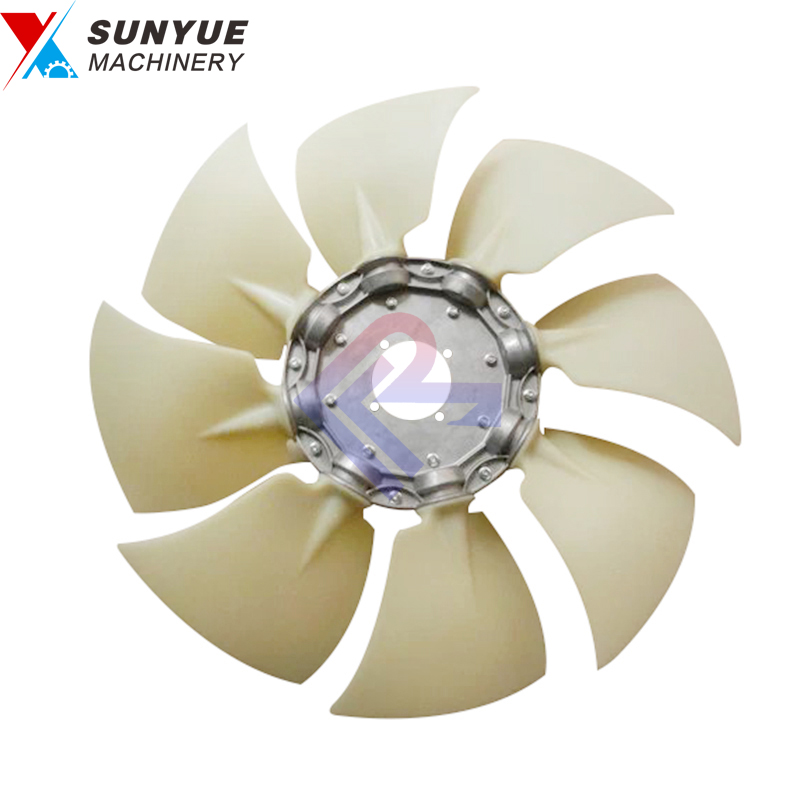 Excavator Volvo EC200B EC210B EC220D Engine Cooling Fan blade 14579495 14603988 Excavator Volvo EC200B EC210B EC220D Engine Cooling Fan blade 14579495 14603988