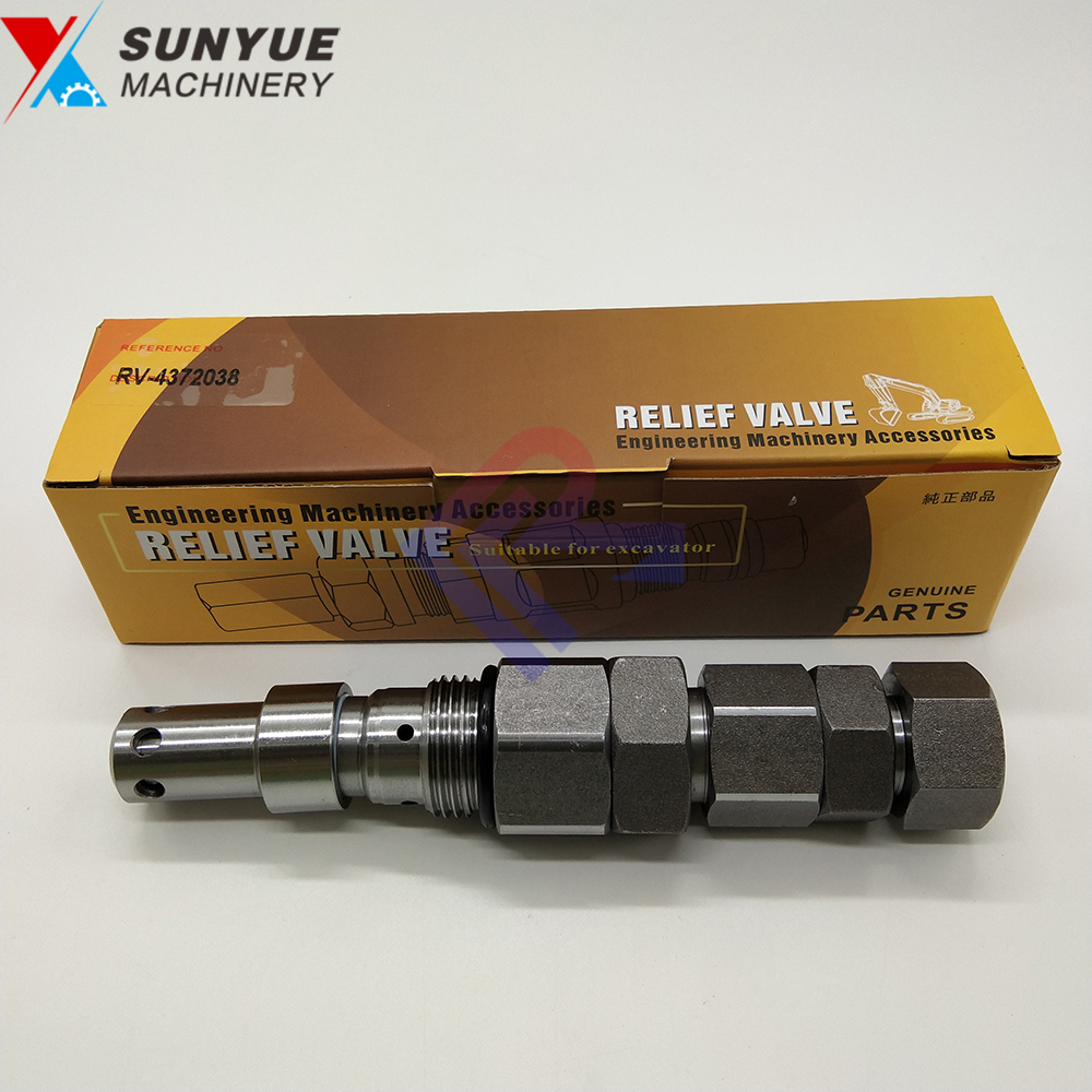 EX200-5 ZX200 ZX200-3 ZX200-3G ZX200-5G ZAXIS200 Main Control Relief Valve for Excavator Hitachi 4372038 EX200-5 ZX200 ZX200-3 ZX200-3G ZX200-5G ZAXIS200 Main Control Relief Valve for Excavator Hitachi 4372038
