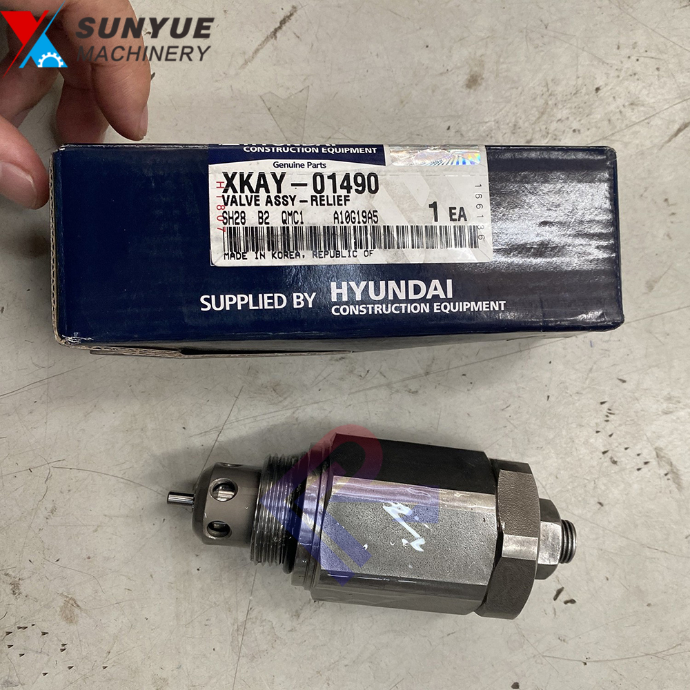 R360LC-9 R430LC-9 R480LC-9 R520LC-9 Service Relief Valve for Excavator Hyundai spare parts XKAY-01490 R360LC-9 R430LC-9 R480LC-9 R520LC-9 Service Relief Valve for Excavator Hyundai spare parts XKAY-01490