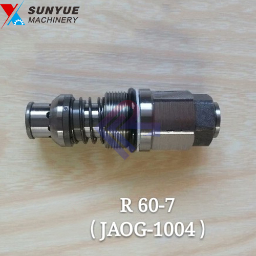 R55-3 R55W-3 R60-7 Relief Valve for Excavator Hyundai spare parts JAOG-1004 R55-3 R55W-3 R60-7 Relief Valve for Excavator Hyundai spare parts JAOG-1004