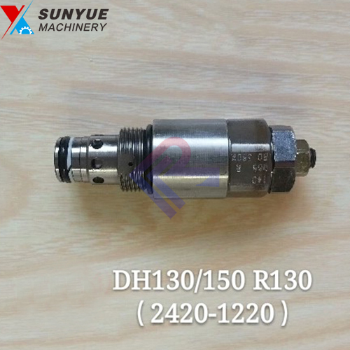 DH130-5 DH140-5 DH155-5 DH175-5 Over Load Relief Valve for Excavator Doosan spare parts 2420-1220 DH130-5 DH140-5 DH155-5 DH175-5 Over Load Relief Valve for Excavator Doosan spare parts 2420-1220