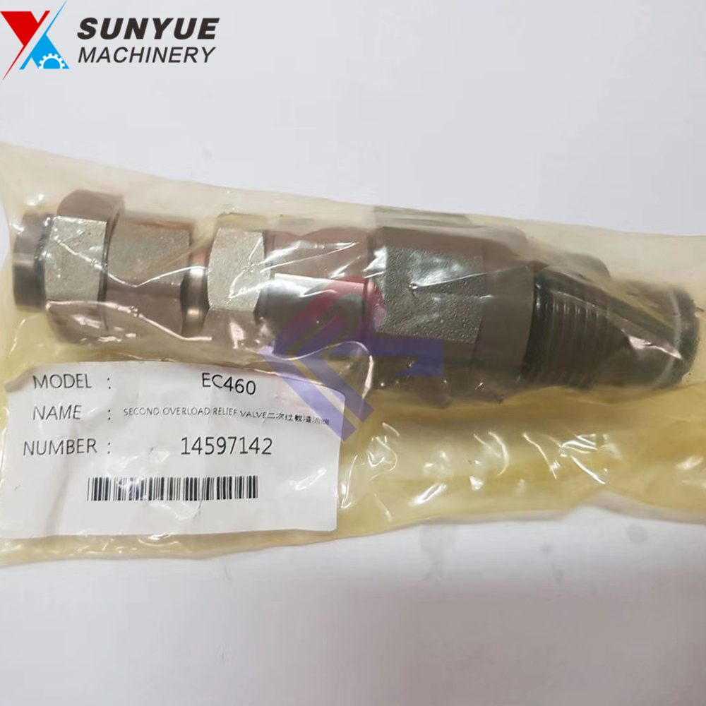 EC460B EC700B EC460C EC700C Relief Valve for Excavator spare parts Volvo VOE14597142 14597142 EC460B EC700B EC460C EC700C Relief Valve for Excavator spare parts Volvo VOE14597142 14597142