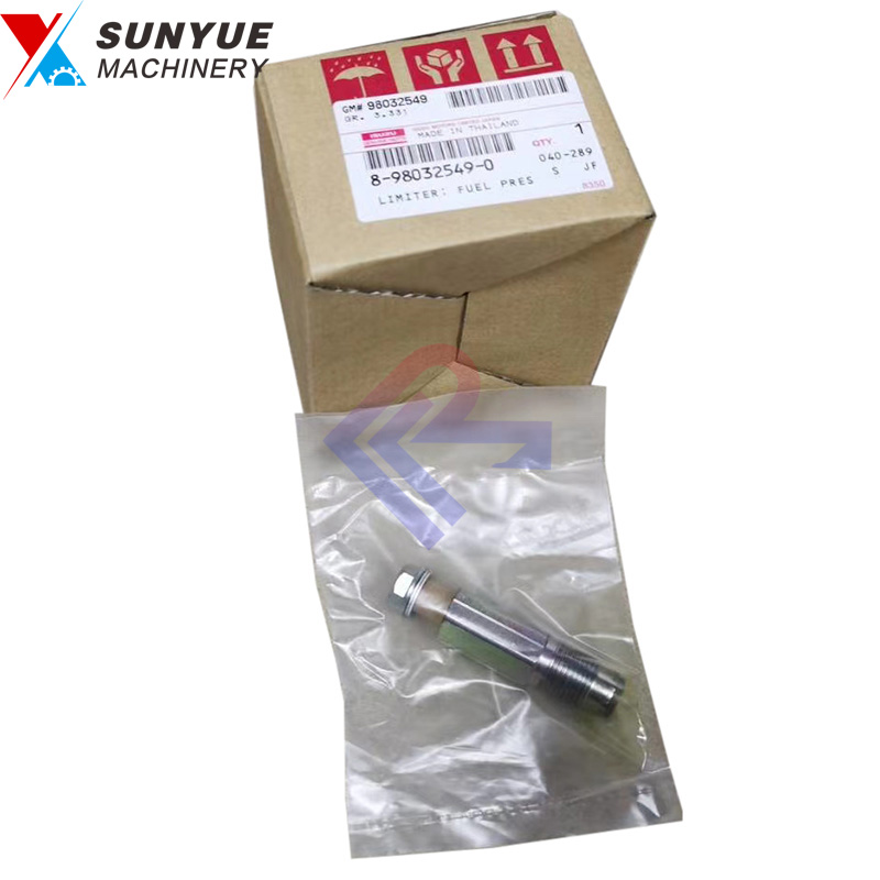 ZX200-3 ZX210-3 ZX240-3 4HK1 Fuel Press Limiter Pressure Relief Valve for excavator Hitachi 8-98032549-0 8-97318691-0 095420-0281 ZX200-3 ZX210-3 ZX240-3 4HK1 Fuel Press Limiter Pressure Relief Valve for excavator Hitachi 8-98032549-0 8-97318691-0 095420-0281