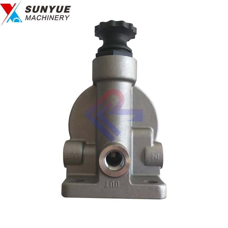 PC60-8 PC70-8 Fuel Filter Housing Hand Oil Pump for excavator Komatsu PC60-8 PC70-8 Fuel Filter Housing Hand Oil Pump for excavator Komatsu