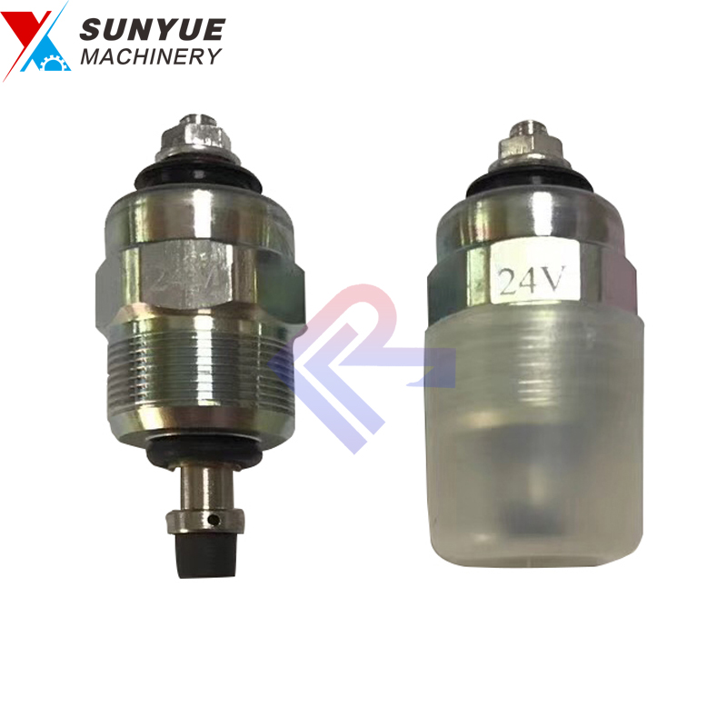 Cummins B3.3 Shutdown Solenoid Valve for excavator 096030-0070 0330001015 DC12V 24V Cummins B3.3 Shutdown Solenoid Valve for excavator 096030-0070 0330001015 DC12V 24V