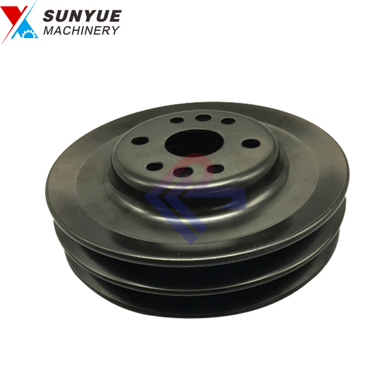 6BT 6D102 Engine Fan Belt Pulley for excavator spare parts Komatsu 2PK 6BT 6D102 Engine Fan Belt Pulley for excavator spare parts Komatsu 2PK