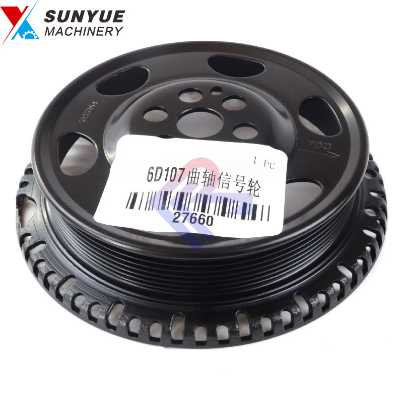 6D107 QSB6.7 Engine Crankshaft Pulley for excavator Komatsu PC200-8 5255204 6D107 QSB6.7 Engine Crankshaft Pulley for excavator Komatsu PC200-8 5255204