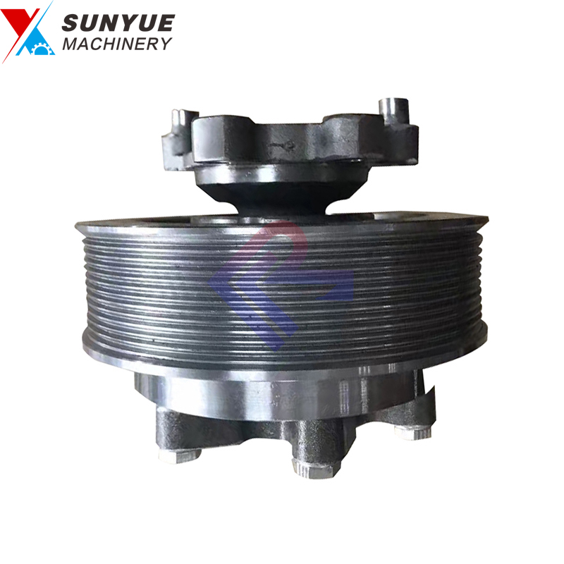 CAT 320C 320D Engine Fan Drive Pulley Bracket for excavator Without Intercooler Type CAT 320C 320D Engine Fan Drive Pulley Bracket for excavator Without Intercooler Type