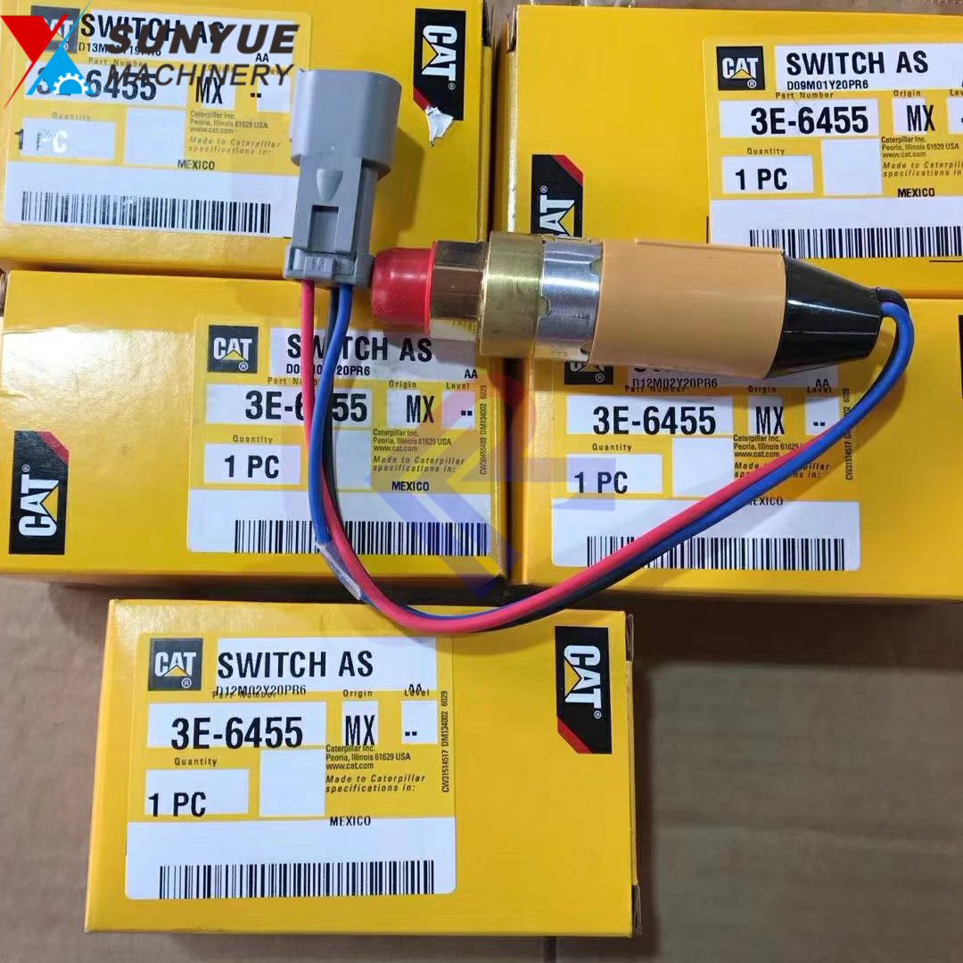CAT 320B 322B 322C 325B 330 330B 330C 345B 69D 824G 825G 918F 928F 950G AD40 AD45 Oil Pressure Switch for excavator Caterpillar 3E-6455 3E6455 CAT 320B 322B 322C 325B 330 330B 330C 345B 69D 824G 825G 918F 928F 950G AD40 AD45 Oil Pressure Switch for excavator Caterpillar 3E-6455 3E6455