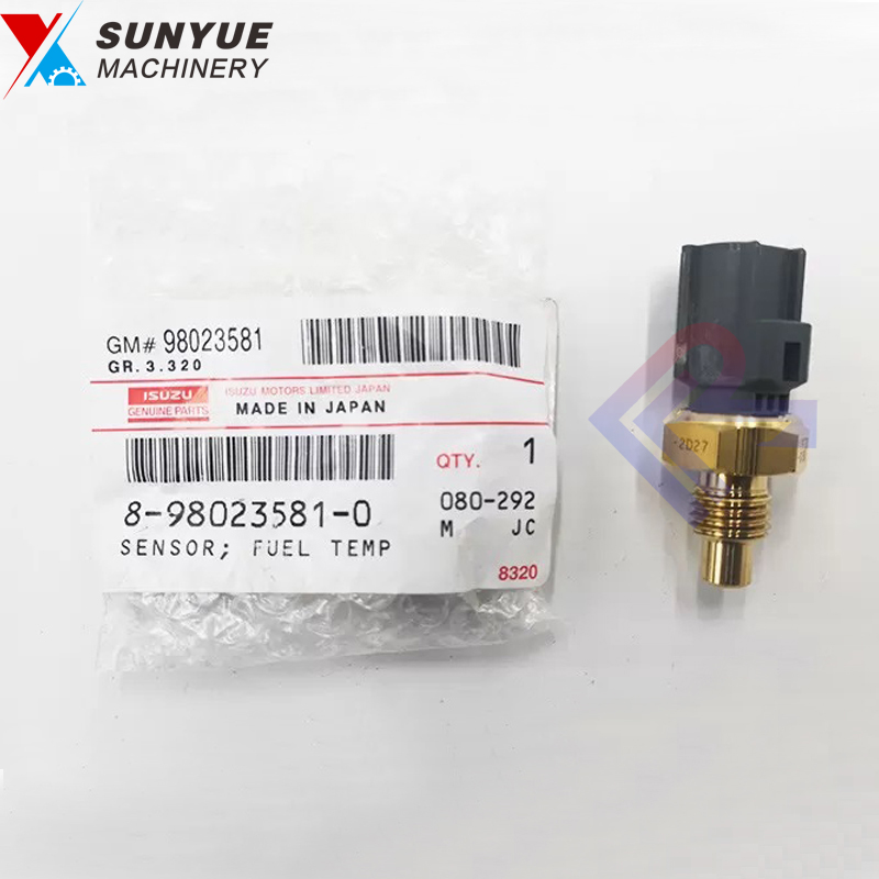 ZX200-3 ZX240-3 ZX270-3 ZX330-3 Fuel Temperature Sensor for excavator 8980235810 8-98023581-0 ZX200-3 ZX240-3 ZX270-3 ZX330-3 Fuel Temperature Sensor for excavator 8980235810 8-98023581-0
