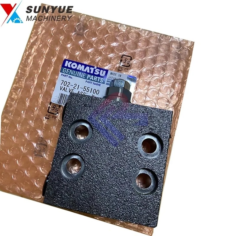 PC130-7 Reducing Relief Valve For Excavator Spare Parts Komatsu 702-21-55100 7022155100 PC130-7 Reducing Relief Valve For Excavator Spare Parts Komatsu 702-21-55100 7022155100