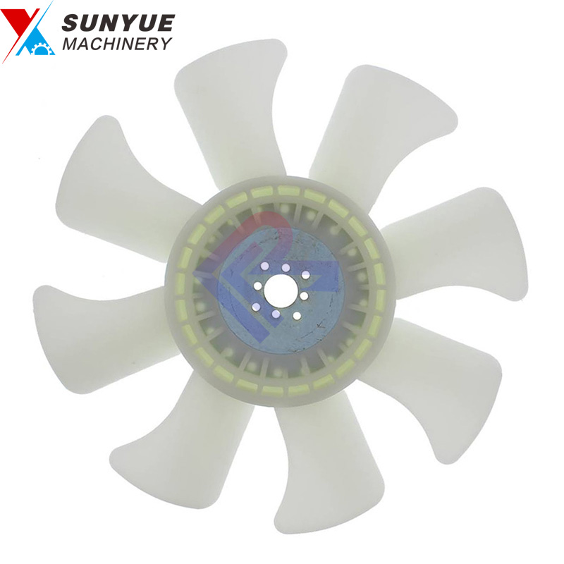 Kubota KX040-4 KX057-4 KX121-3 KX161-3 U45-3 U48 U55 Engine Cooling Fan Blade 16483-74110 16483-7411-0 1648374110 Kubota KX040-4 KX057-4 KX121-3 KX161-3 U45-3 U48 U55 Engine Cooling Fan Blade 16483-74110 16483-7411-0 1648374110