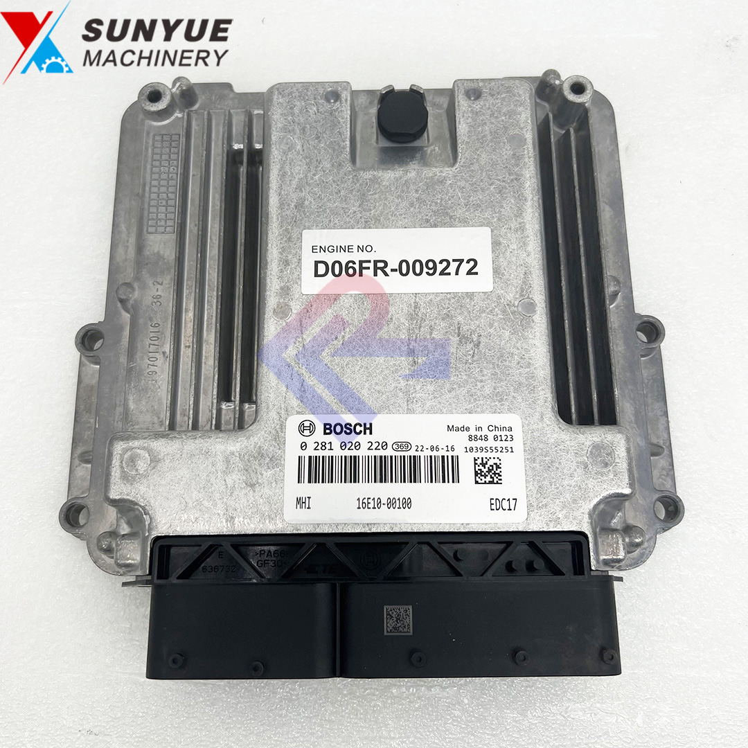 Sany SY245 D06FR Engine Control Unit ECU Controller Board For Excavator 0281020220 16E10-00100 Sany SY245 D06FR Engine Control Unit ECU Controller Board For Excavator 0281020220 16E10-00100