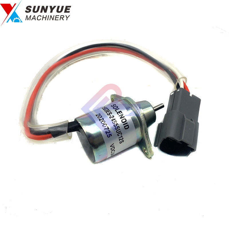R80 Yanmar 4TNV94 4TNV98 Engine Fuel Shutdown Shutoff Stop Solenoid For Hyundai 1503ES-24S5SUC12S 1503ES24S5SUC12S R80 Yanmar 4TNV94 4TNV98 Engine Fuel Shutdown Shutoff Stop Solenoid For Hyundai 1503ES-24S5SUC12S 1503ES24S5SUC12S