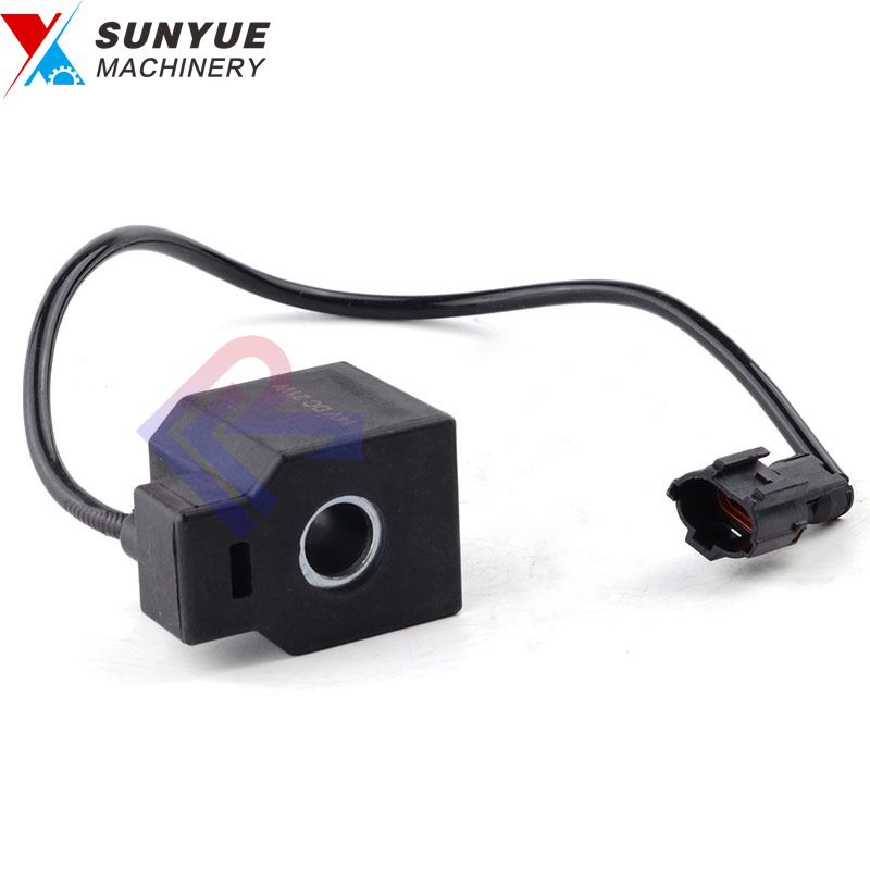 R55-3 R55W-3 R60-7 Solenoid Coil For Excavator Spare Parts Hyundai EDH04-14V-H R55-3 R55W-3 R60-7 Solenoid Coil For Excavator Spare Parts Hyundai EDH04-14V-H