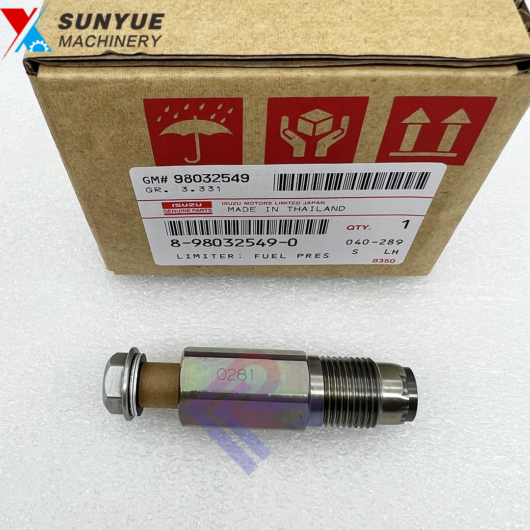 Kobelco SK200-8 Hitachi ZAX200-3 Komatsu PC400-7 Fuel Pressure Limiter Valve for excavator 8-98032549-0 095420-0140 8973186910 8980325490 ND0954200440 095420-0260 095420-0280 095420-0281 Kobelco SK200-8 Hitachi ZAX200-3 Komatsu PC400-7 Fuel Pressure Limiter Valve for excavator 8-98032549-0 095420-0140 8973186910 8980325490 ND0954200440 095420-0260 095420-0280 095420-0281