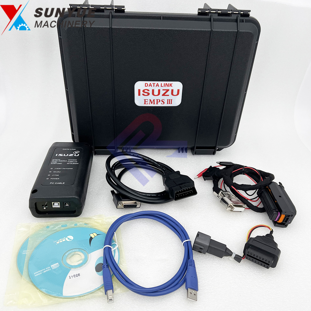 Communication Adapter Group EMPS III 3 System Data Link Isuzu Electric Diagnostic Tool For Excavator