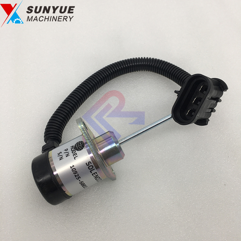 Kubota V2203 V2003 Bobcat S185 Fuel Shutdown Shutoff Stop Solenoid 1G925-60011 6691498 1503ES-12A5UC4S DC12V Kubota V2203 V2003 Bobcat S185 Fuel Shutdown Shutoff Stop Solenoid 1G925-60011 6691498 1503ES-12A5UC4S DC12V