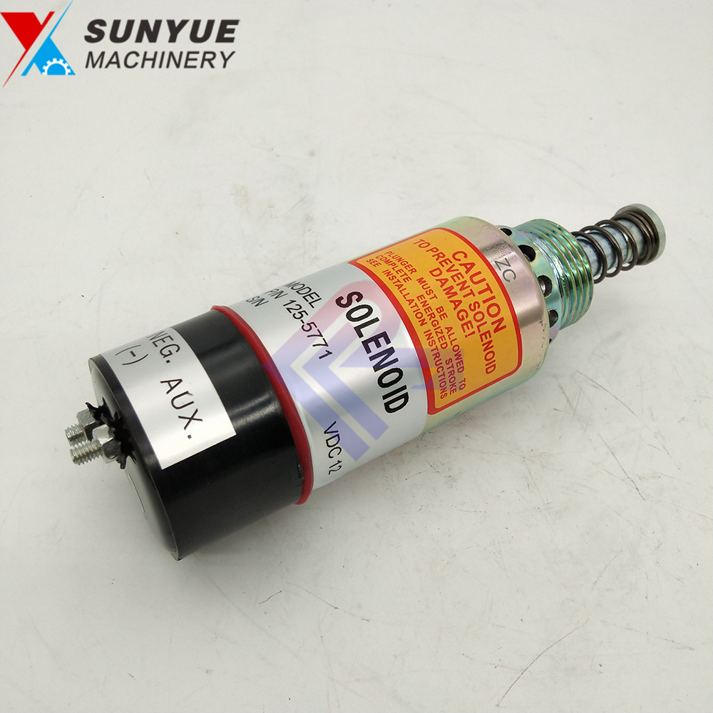 CAT 3114 3116 3126 Fuel Shutdown Shutoff Stop Solenoid Fit Caterpillar 1255771 9X5312 125-5771 9X-5312 DC12V CAT 3114 3116 3126 Fuel Shutdown Shutoff Stop Solenoid Fit Caterpillar 1255771 9X5312 125-5771 9X-5312 DC12V