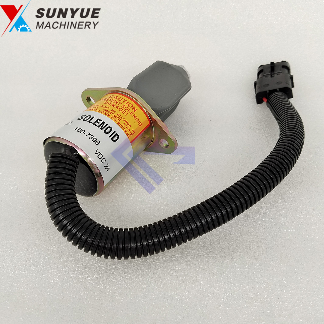 Construction Machinery Parts 160-7396 1607396 Solenoid For Caterpillar Solenoid Valve Construction Machinery Parts 160-7396 1607396 Solenoid For Caterpillar Solenoid Valve