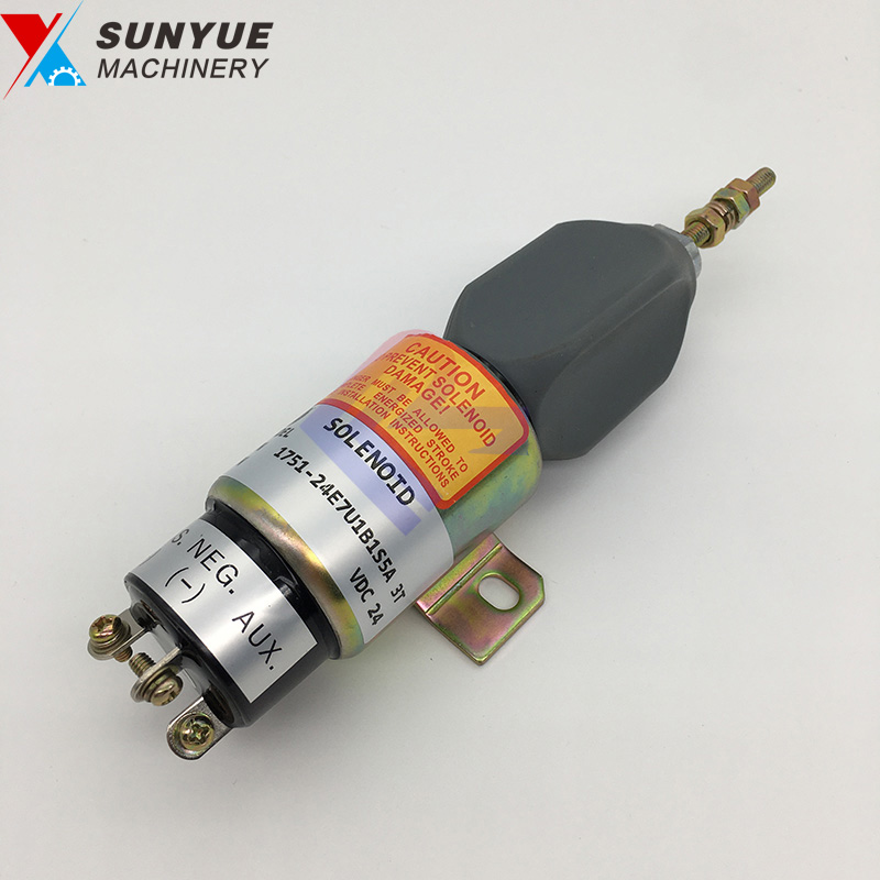 Komatsu 4D95 4D102 6D102 Shutoff Stop Solenoid For Excavator 600-815-7550 Komatsu 4D95 4D102 6D102 Shutoff Stop Solenoid For Excavator 600-815-7550