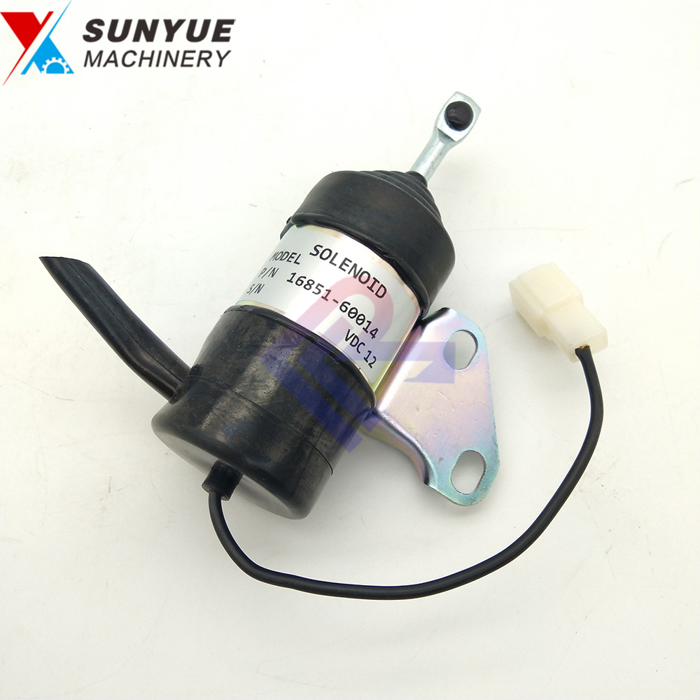B7410D BX1500D K008 RTV900 G1700 G1800 G1900 Z482 Z602 D722 D902 Kubota Fuel Shutdown Shutoff Stop Solenoid 16851-60014 052600-4531 DC12V B7410D BX1500D K008 RTV900 G1700 G1800 G1900 Z482 Z602 D722 D902 Kubota Fuel Shutdown Shutoff Stop Solenoid 16851-60014 052600-4531 DC12V