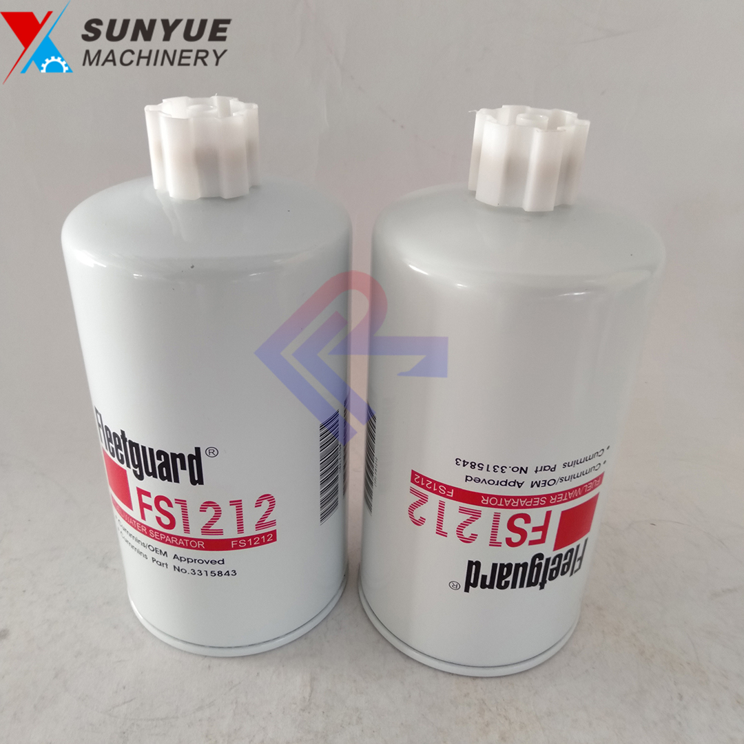 Fleetguard Fuel Water Separator Filter For Cummins FS1212 3315843 Fleetguard Fuel Water Separator Filter For Cummins FS1212 3315843