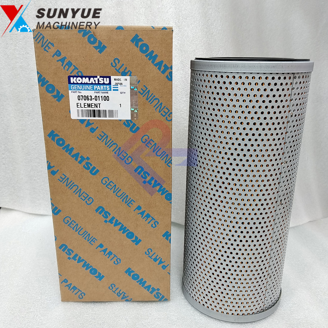 PC100 PC120 PC130 PC150 PC180 PC200EL WA300 WA320 Komatsu Hydraulic Filter 07063-01100 0706301100 PC100 PC120 PC130 PC150 PC180 PC200EL WA300 WA320 Komatsu Hydraulic Filter 07063-01100 0706301100