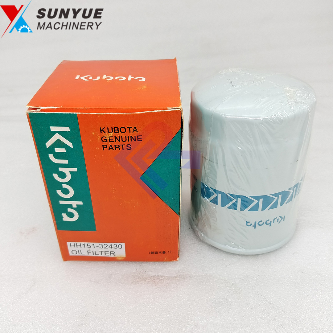 KX033 KX121 KX161 U45 R520 R520S Oil Filter For Kubota Excavator Loader HH151-32430 HH15132430 KX033 KX121 KX161 U45 R520 R520S Oil Filter For Kubota Excavator Loader HH151-32430 HH15132430