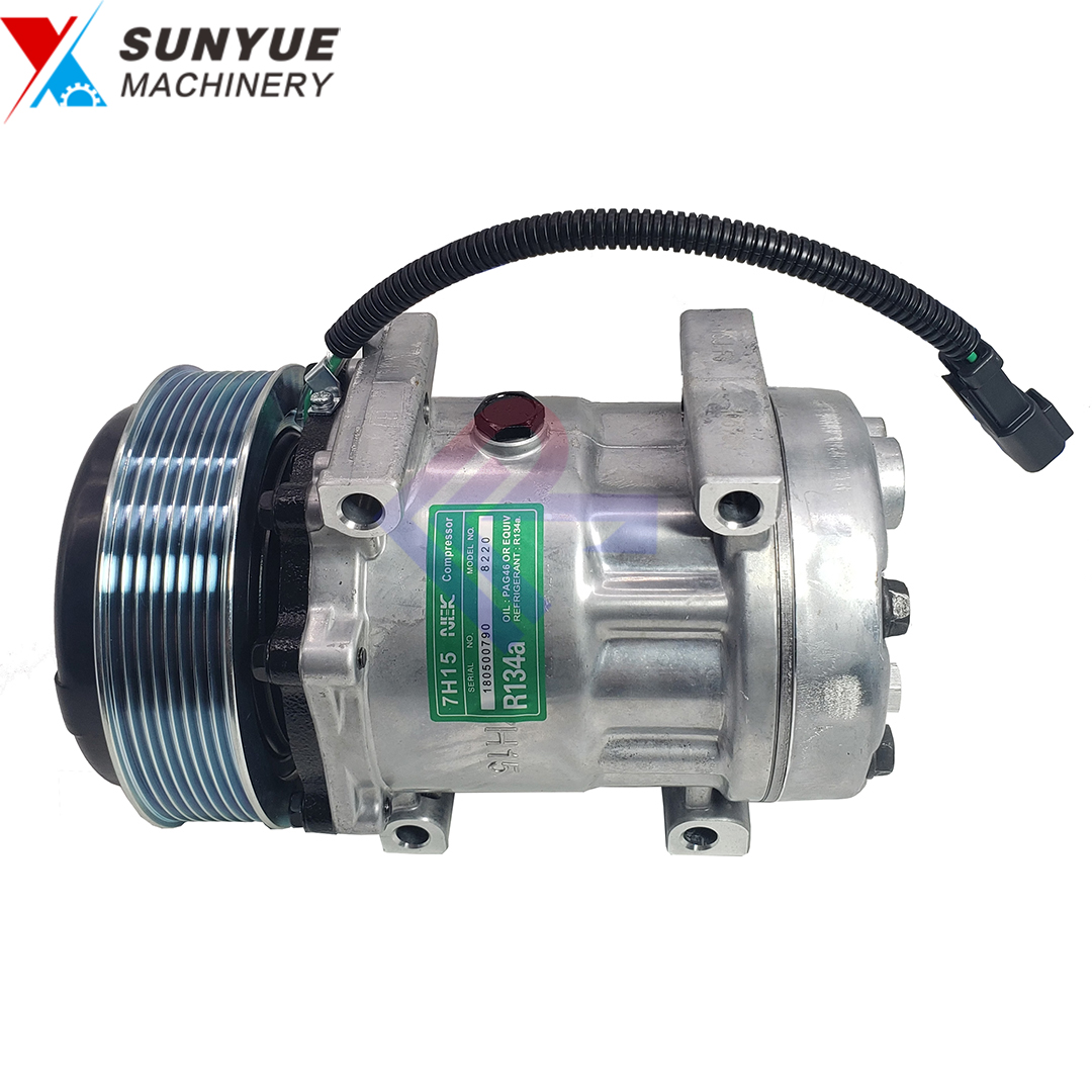 Caterpillar CAT 320GC 330GC 336GC Refrigerant Compressor Air Conditioner 532-7321 5327321 Caterpillar CAT 320GC 330GC 336GC Refrigerant Compressor Air Conditioner 532-7321 5327321