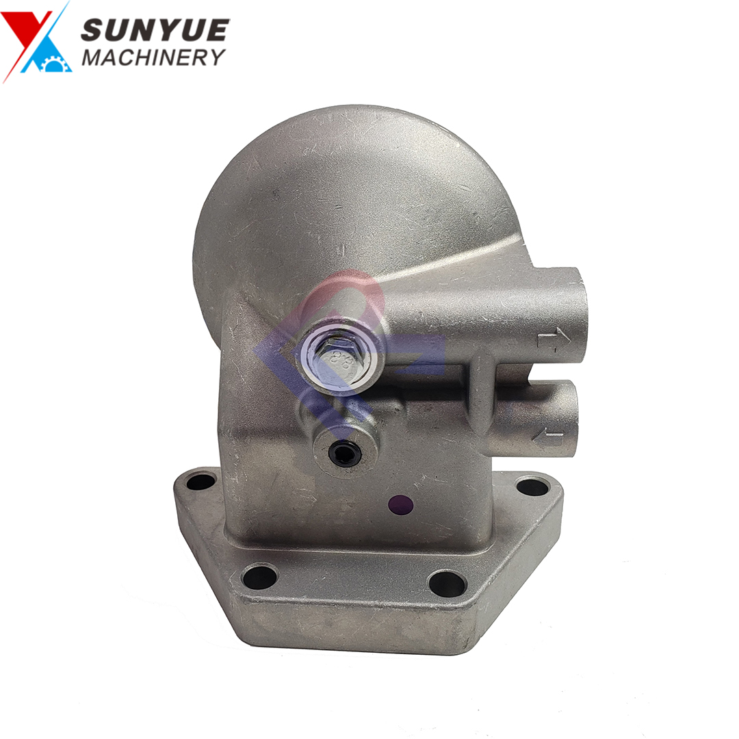 Komatsu WA470 WA480 Fuel Filter Head Base Seat 6217-71-6211 6217-71-6212 Komatsu WA470 WA480 Fuel Filter Head Base Seat 6217-71-6211 6217-71-6212