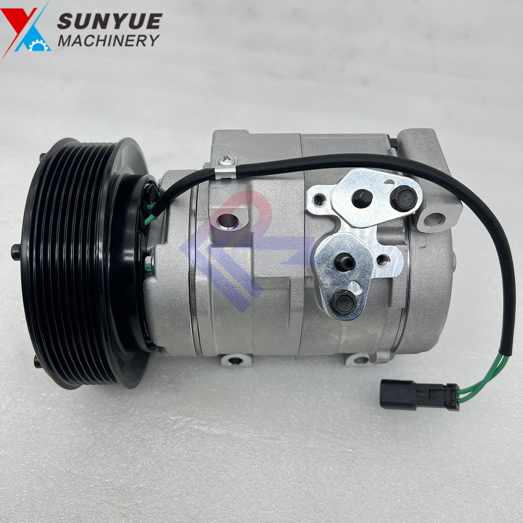 Caterpillar CAT 325C 345C 365C 385C Refrigerant Compressor Air Conditioner 245-7779 2457779 Caterpillar CAT 325C 345C 365C 385C Refrigerant Compressor Air Conditioner 245-7779 2457779