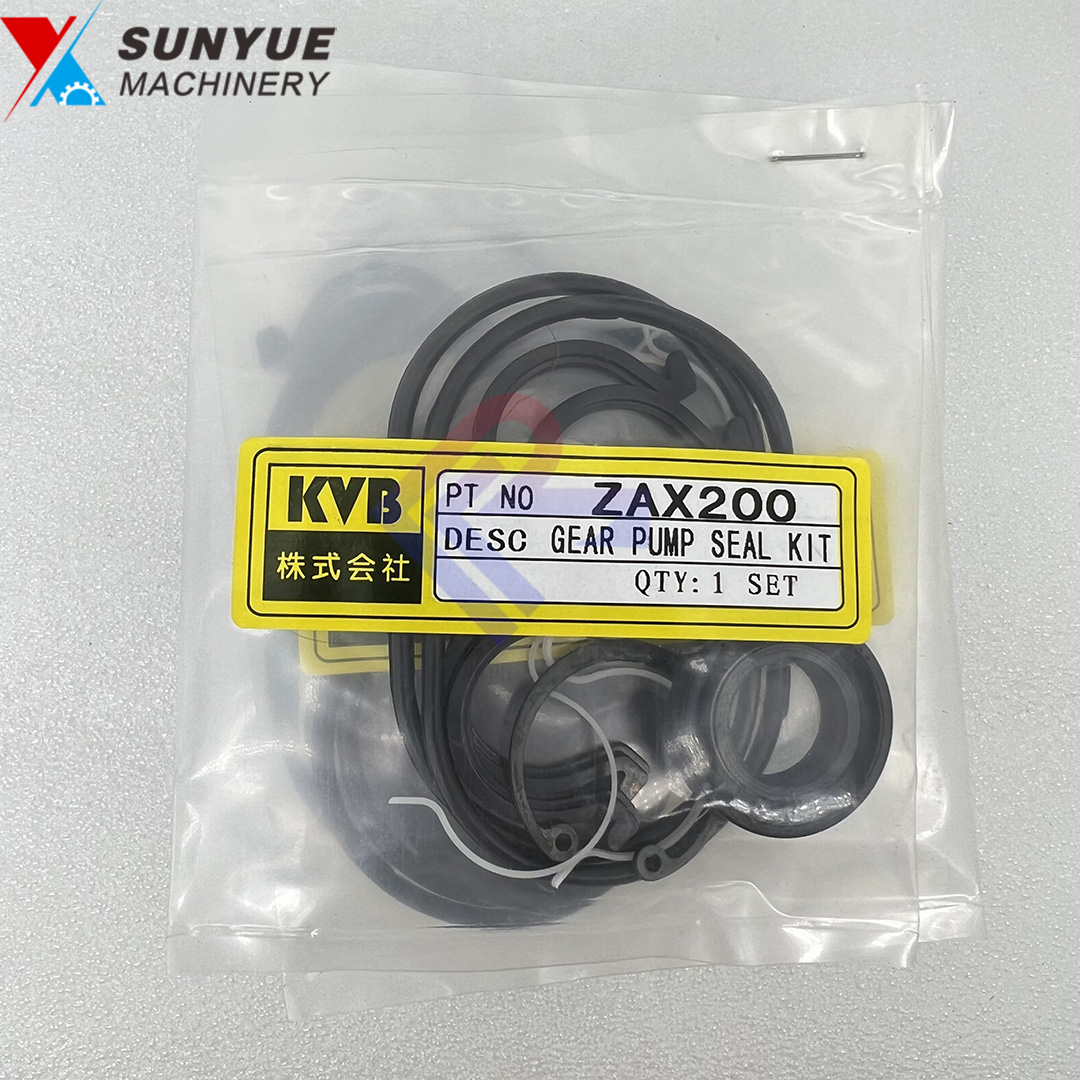 ZX200 ZX230 ZX270 ZX330 Gear Pump Repair Seal Kit For Excavator Hitachi 4486487 0408207 4487340