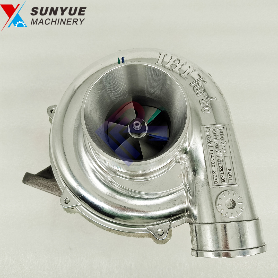 Genuine New 11440-3770 ZX200 Isuzu 6BG1 Engine Turbocharger 114403770 for Hitachi Excavator Genuine New 11440-3770 ZX200 Isuzu 6BG1 Engine Turbocharger 114403770 for Hitachi Excavator