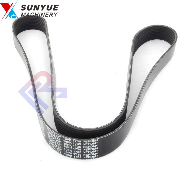 VOE20459311 EC200D EC210D EC340B EC380B EC480B V-ribbed Belt fit Volvo Excavator 20459311 VOE20459311 EC200D EC210D EC340B EC380B EC480B V-ribbed Belt fit Volvo Excavator 20459311
