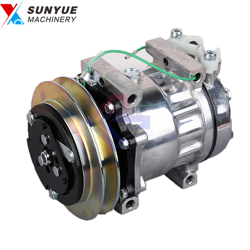 SK70SR SK80MSR Air Conditioner Compressor Condenser for Excavator Kobelco YT91V00001F1 SK70SR SK80MSR Air Conditioner Compressor Condenser for Excavator Kobelco YT91V00001F1