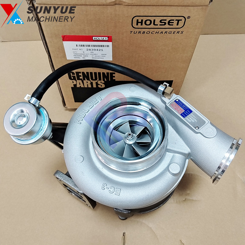 Excavator Parts For Holset Engine Turbo Turbocharger HX40W 2839421 Excavator Parts For Holset Engine Turbo Turbocharger HX40W 2839421