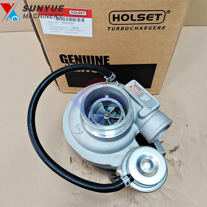Excavator Parts For Holset HX25 Engine Turbo 4035722 Turbocharger Excavator Parts For Holset HX25 Engine Turbo 4035722 Turbocharger