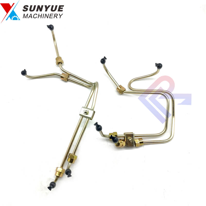 CAT E120B Mitsubishi S4K High Pressure Fuel Injection Piping Pipe Tube Line For Caterpillar Excavator Parts CAT E120B Mitsubishi S4K High Pressure Fuel Injection Piping Pipe Tube Line For Caterpillar Excavator Parts
