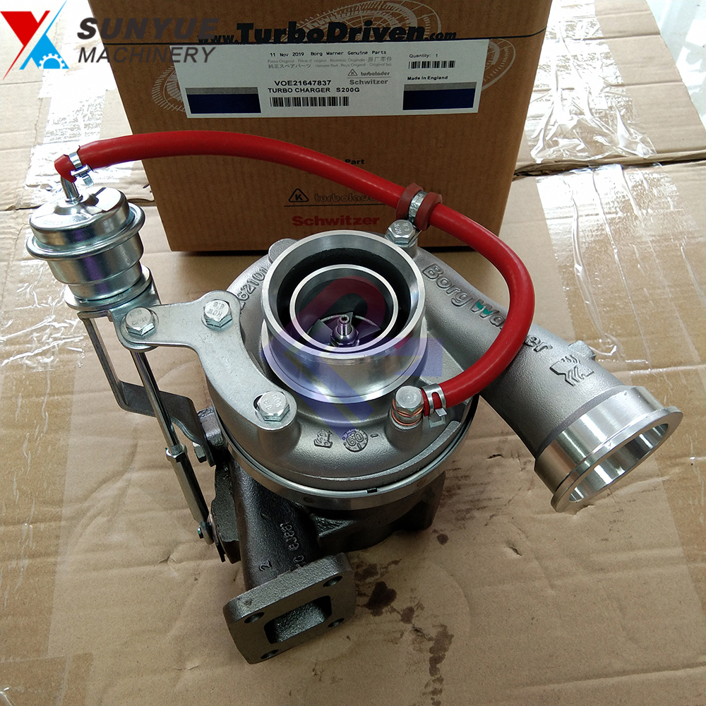 EC200B EC210B Turbocharger for Excavator Volvo D6E Engine Turbo S200G VOE 20873313 21647837 9020873313 9021647837 04507755 EC200B EC210B Turbocharger for Excavator Volvo D6E Engine Turbo S200G VOE 20873313 21647837 9020873313 9021647837 04507755
