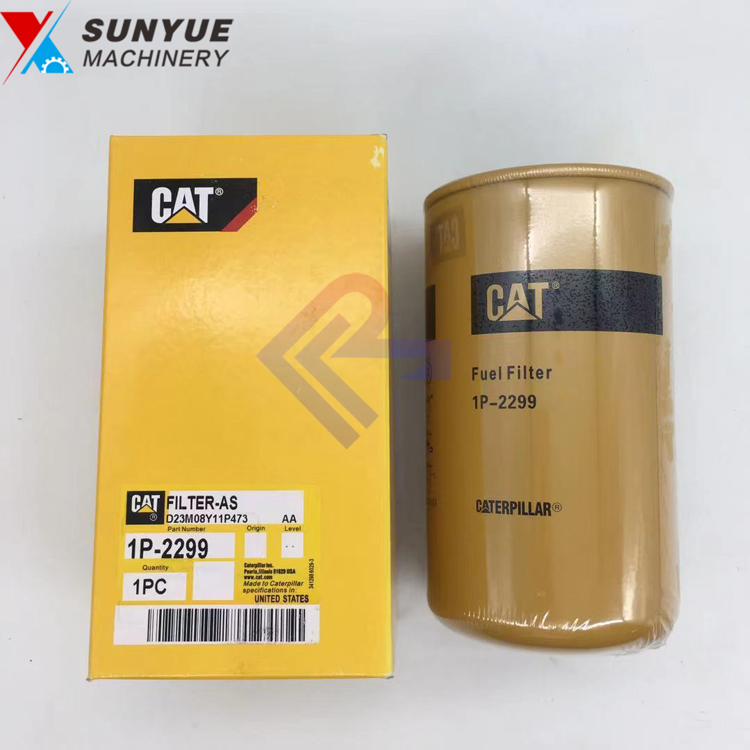 CAT 215 225 235 325 E180 E240 E300 3304 3306 Fuel Filter For Caterpillar Excavator 1P-2299 1P2299 CAT 215 225 235 325 E180 E240 E300 3304 3306 Fuel Filter For Caterpillar Excavator 1P-2299 1P2299