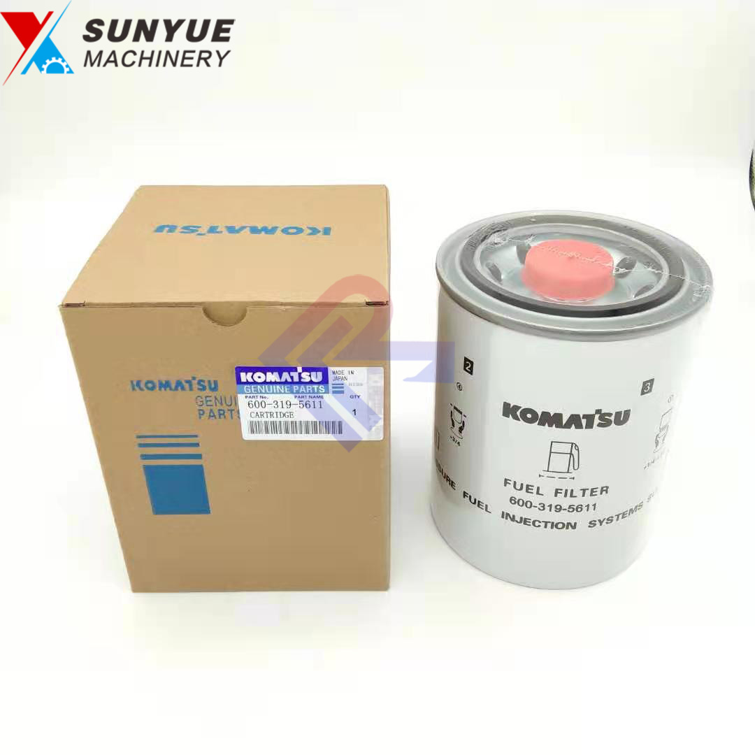 PC200-8 PC300-8 Fuel Filter For Komatsu 600-319-5611 6003195611 PC200-8 PC300-8 Fuel Filter For Komatsu 600-319-5611 6003195611