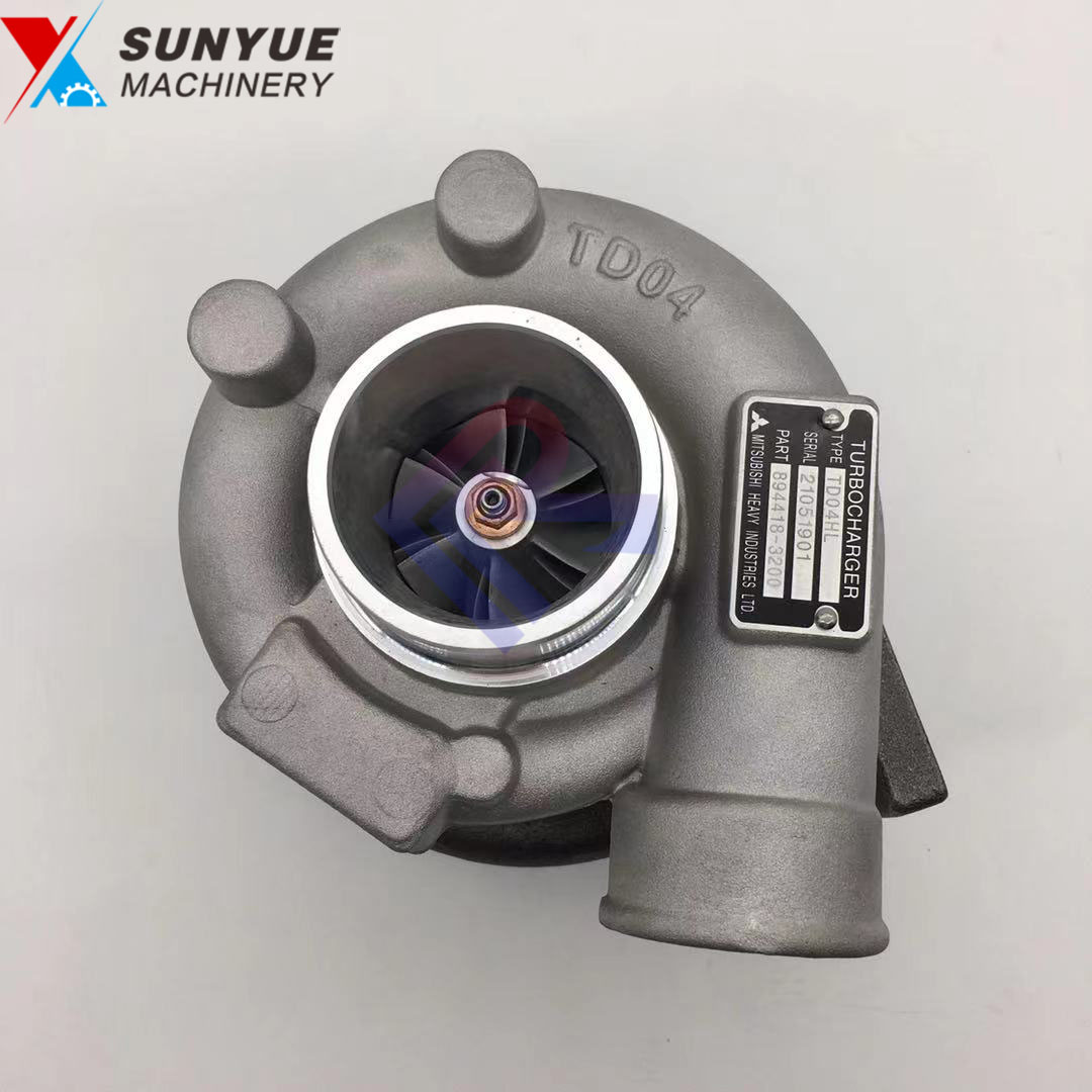 SK120 TD04 Turbocharger Engine Turbo for Excavator Kobelco 894418-3200 SK120 TD04 Turbocharger Engine Turbo for Excavator Kobelco 894418-3200