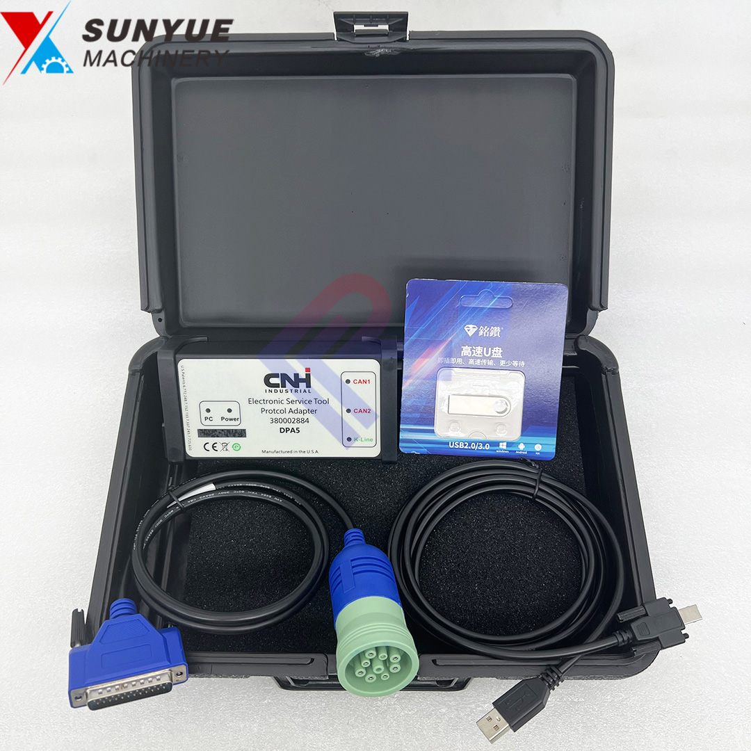 DPA5 Electronic Service Tool Diagnostic Adapter Kit For Case New Holland CNH Truck Loader Excavator Tractor 380002884 DPA5 Electronic Service Tool Diagnostic Adapter Kit For Case New Holland CNH Truck Loader Excavator Tractor 380002884