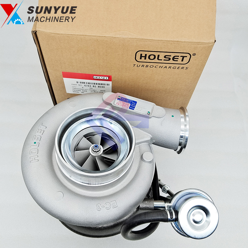 Holset HX40W Engine Turbo 6743-81-8040 4050038 Turbocharger For Excavator Komatsu PC300-7 PC360-7 Holset HX40W Engine Turbo 6743-81-8040 4050038 Turbocharger For Excavator Komatsu PC300-7 PC360-7