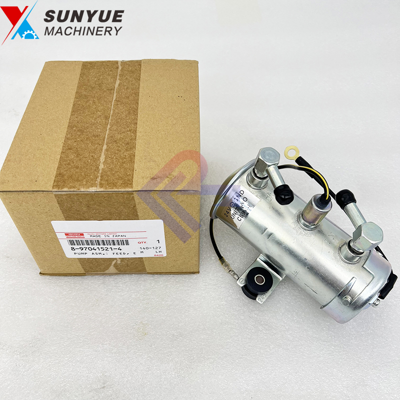 Original Parts SK75-8 4LE2 Electric Fuel Pump Supply For Excavator Kobelco 8-97041521-2 8-97041521-4 8970415212 8970415214 Original Parts SK75-8 4LE2 Electric Fuel Pump Supply For Excavator Kobelco 8-97041521-2 8-97041521-4 8970415212 8970415214