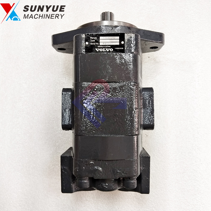 VOE14602252 EC340D EC380D EC480D Gear Pump For Volvo Excavator VOE 14602252 VOE14602252 EC340D EC380D EC480D Gear Pump For Volvo Excavator VOE 14602252