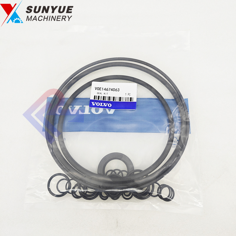 VOE14674063 Excavator Volvo EC200D EC210D EC220D Travel Motor Oil Sealing Kit VOE 14674063