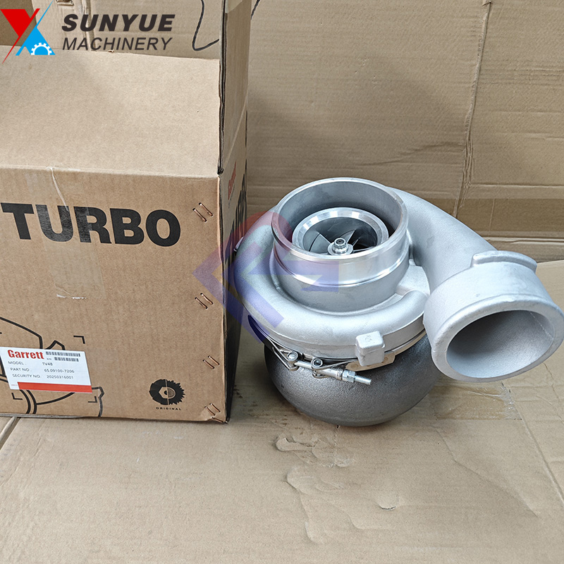 P126TI Turbocharger Doosan Engine Turbo TV48 65.09100-7206 710224-0004 P126TI Turbocharger Doosan Engine Turbo TV48 65.09100-7206 710224-0004