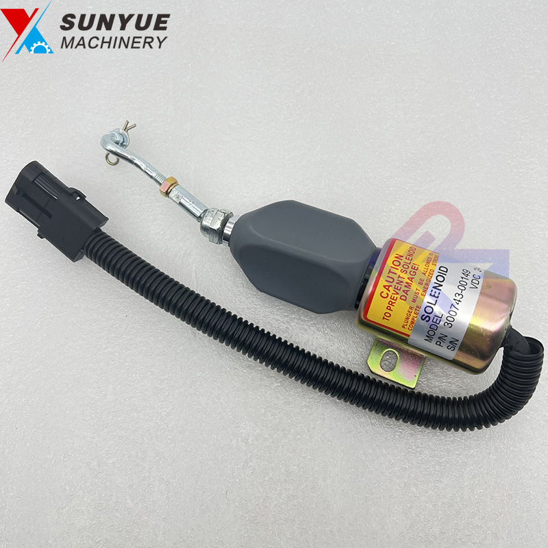Doosan Fuel Shutdown Shutoff Stop Solenoid Flameout Switch 300743-00149 Doosan Fuel Shutdown Shutoff Stop Solenoid Flameout Switch 300743-00149